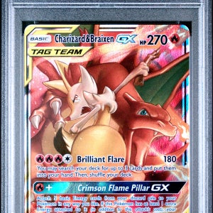 포켓몬카드 영판 TAG Team 리자몽 & 테르나 GX PSA 10