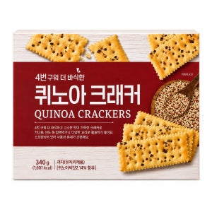 4번구워 바삭한 쿼노아크래커 340g