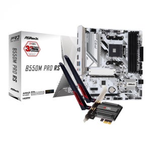 ASRock B550M Pro RS + WiFi7 랜카드 패키지 디앤디컴/ M