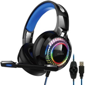 아이리버 IGH-A60 7.1CH 게이밍 헤드셋 PC 컴퓨터 게이머 음성 RGB LED
