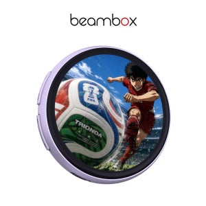 [국내 배송] beambox NIKKO 마그네틱 e-배지 1.8inch 54mm 디지털 액자 블루투스 전자 badge JPG/PNG/GIF동영상 지원 아이돌 굿즈 뱃지-1년 AS