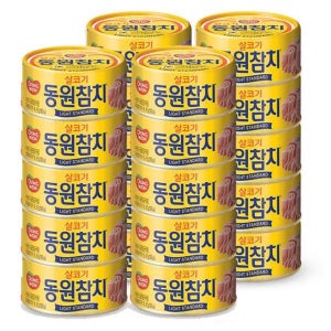 동원참치 살코기 라이트 스탠다드 85g, 60캔