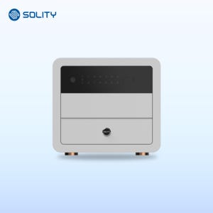 솔리티 SF-200B 디지털 금고 지문인식 번호키 가정용 소형금고 전자금고