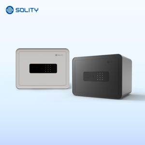 솔리티 SF-100B 디지털 금고 지문인식 번호키 가정용 소형금고 전자금고