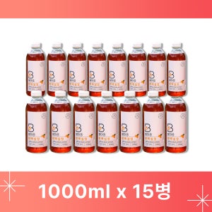 봄마중 매실청 1000ml 15병 자연숙성 매실액기스 임산부 매실액 카페용 업소용
