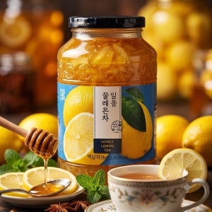 초록원 일품 꿀 레몬차 1kg 3개