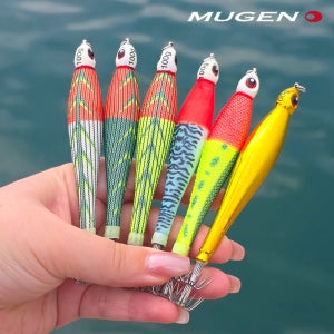 무겐 한치 이카메탈 슬림바디 케이무라 축광 MG-048 야광 볼베어링 80g