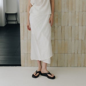 [루에브르] Wrap Layered Long Skirt SW6MS749_2color