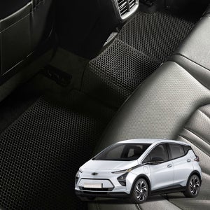 가온 TPE 찰랑 카매트 고무 벌집 차량 발매트 볼트 EV C129, 운전석+조수석+뒷자석