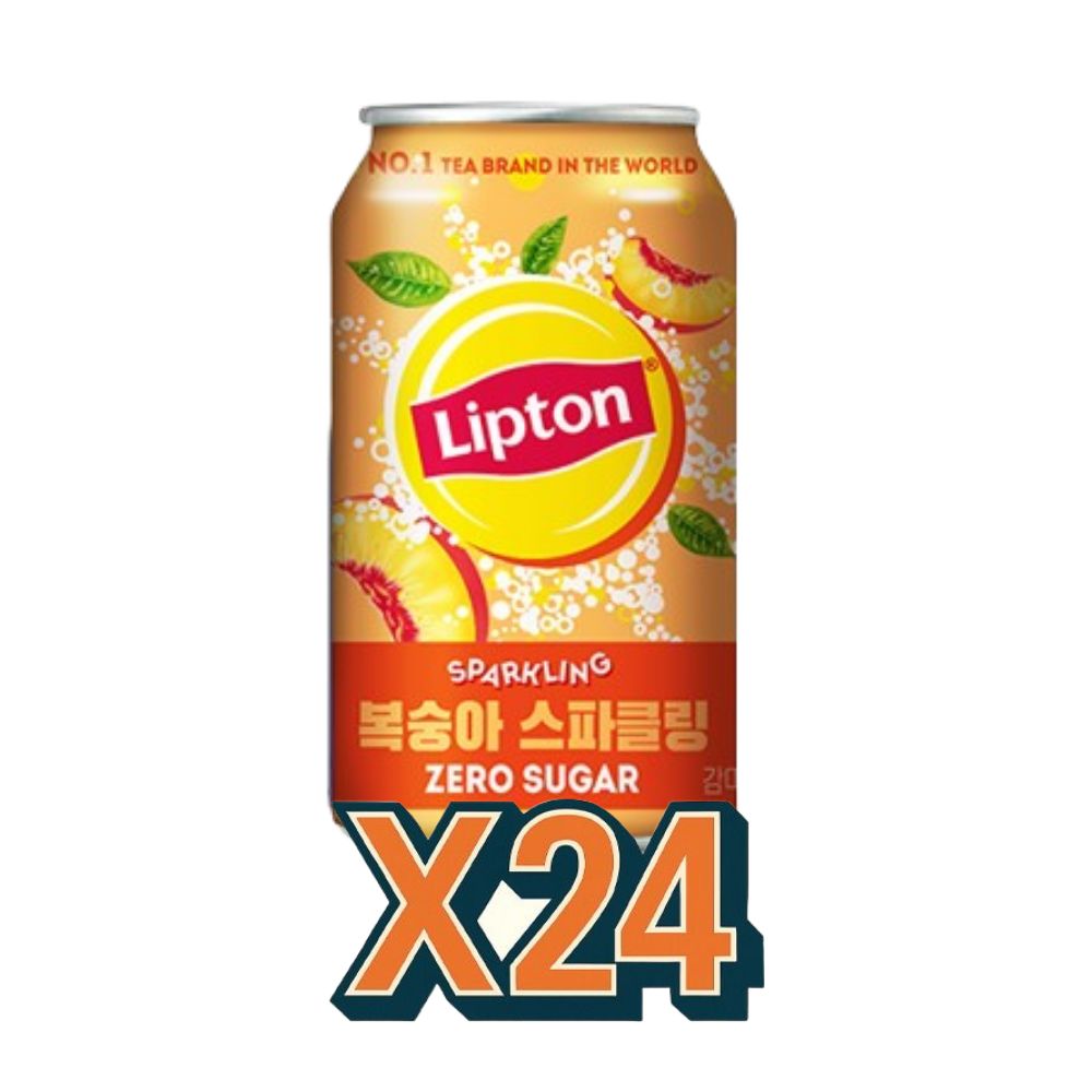 립톤 스파클링 복숭아: 제로