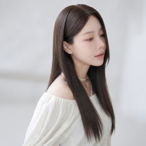 가발나라 여성 부분가발 정수리탈모 커버용 탑커버 앞머리 롱 스트레이트 100% 인모
