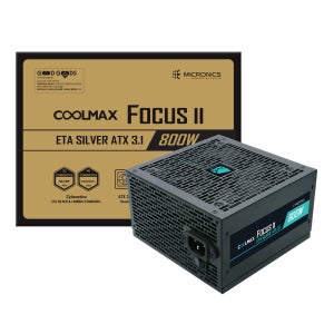 마이크로닉스 COOLMAX FOCUS II 800W ETA 실버 ATX3.1 파워서플라이