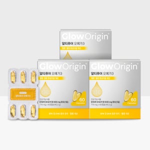 글로오리진 알티퓨어 초임계 알티지 rTG 오메가3 900mg 60캡슐, 3개