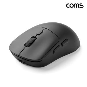 Coms 블루투스 5.1 2.4Ghz 듀얼모드 마우스 충전식 조용한 무소음 클릭 LED AB076