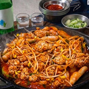 동태왕영이 매운 음식 알곤이 볶음 조림 해물 밀키트 캠핑요리 술안주 간편조리 2~3인분