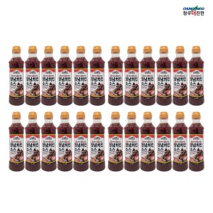 청우 더진한 양념치킨소스 매운맛 530g, 24개