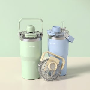 텀스 마그넷캡 핸들 텀블러 600ml 빨대텀블러