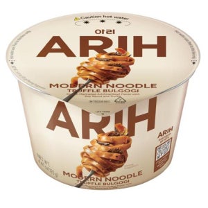 ARIH 모던 누들 125g 4팩 트러플 불고기 ARIH Modern Noodles, Western-Korean Fusion Soup-Less Noodles, Truffle Bul