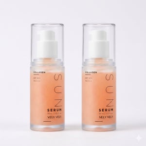 [1+1] 블리블리 콜라겐 탄력 캡슐 선세럼 30ml+30ml 자외선차단제 SPF50+PA++++
