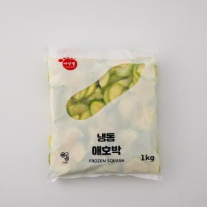 마당발 반달애호박 1kg (냉동) 업소용 대용량