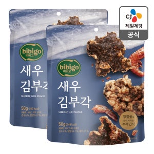 비비고 김부각 새우, 50g, 2개
