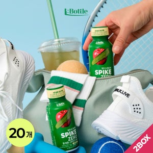엘보틀 스파이크 제로 말차&애사비 혈당 밸런스 음료 100ml, 20개