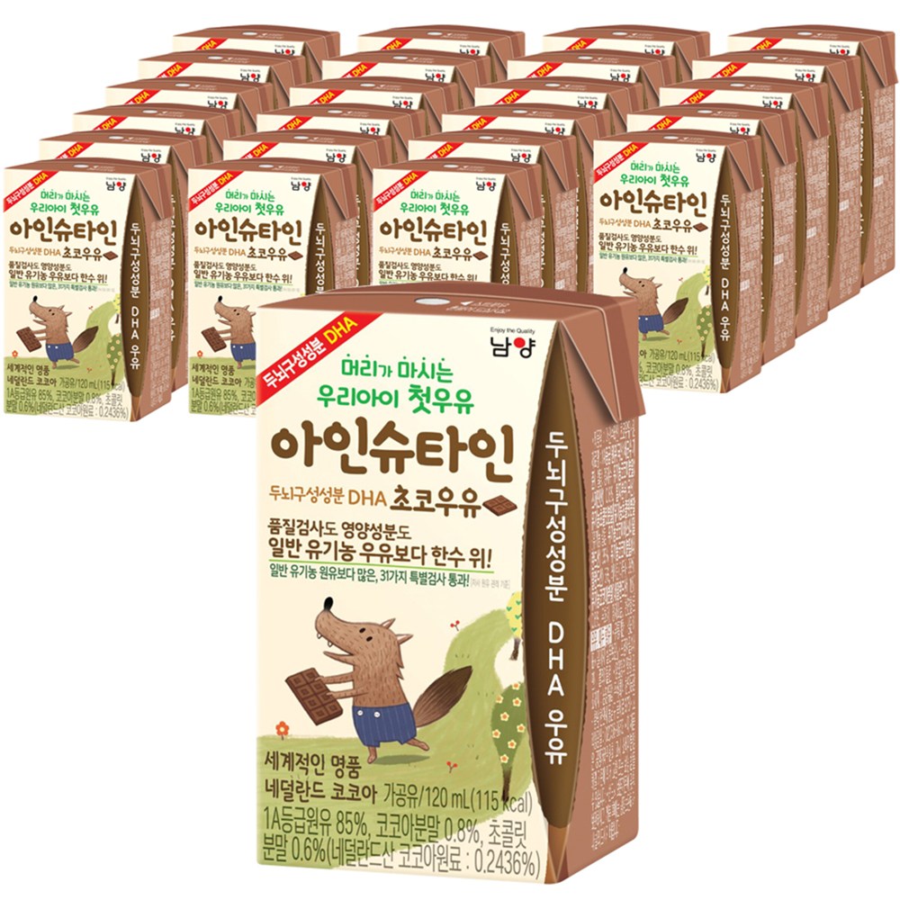 아인슈타인 DHA 초코우유