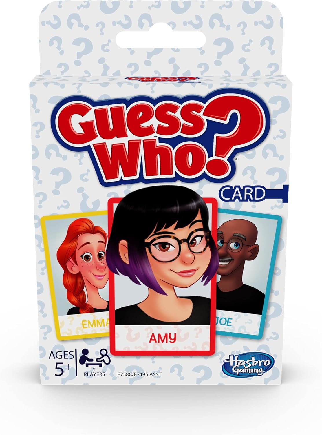 해즈브로 게이밍 추측 누구 용 카드 게임 2인용 여름 활동 휴가 여행 필수품 5세+ Card Game