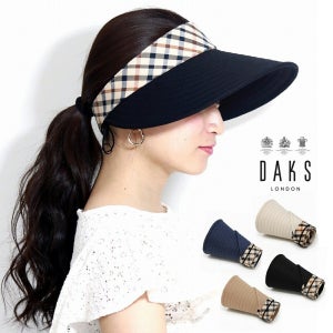 닥스 DAKS 여성 와이드챙 UV컷 선바이저 4컬러