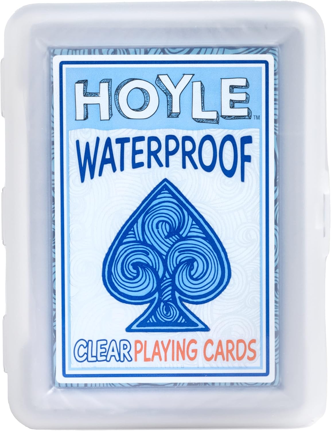 호일 방수 카드 야외 게임 캠핑 해변 수영장 및 여행 게임용 투명 플라스틱 덱 ( 덱) Hoyle Wateproof Playing