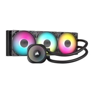CORSAIR 노틸러스 360 RS ARGB 액체 CPU 쿨러 u2013 360mm AIO 저소음 다이렉트 마더보드 연결 데이지 체인 인텔 LGA 1851/1700, AMD AM5