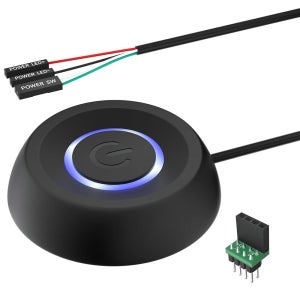컴퓨터 마더보드용 PC 전원 버튼, 데스크톱 스위치 켜기 LED 공급 버튼 SW 확장