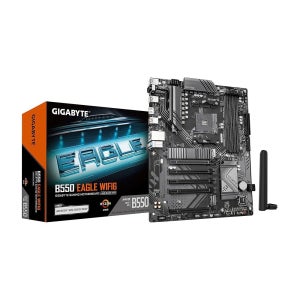 기가바이트 B550 이글 WIFI6 AMD AM4 ATX 마더보드, Ryzen 5000/4000/3000 프로세서, DDR4, 10+3 전원 단계, 2X M.2, PCIe 4.0,