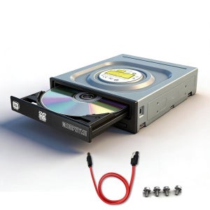 PC 및 타워 섀시 디스크 복제기 DVD /CD 읽기/쓰기 드라이브 재생 5.25 SATA 인터페이스 CD 버너, Windows 7 /8 /10 /11 / XP Linux macO