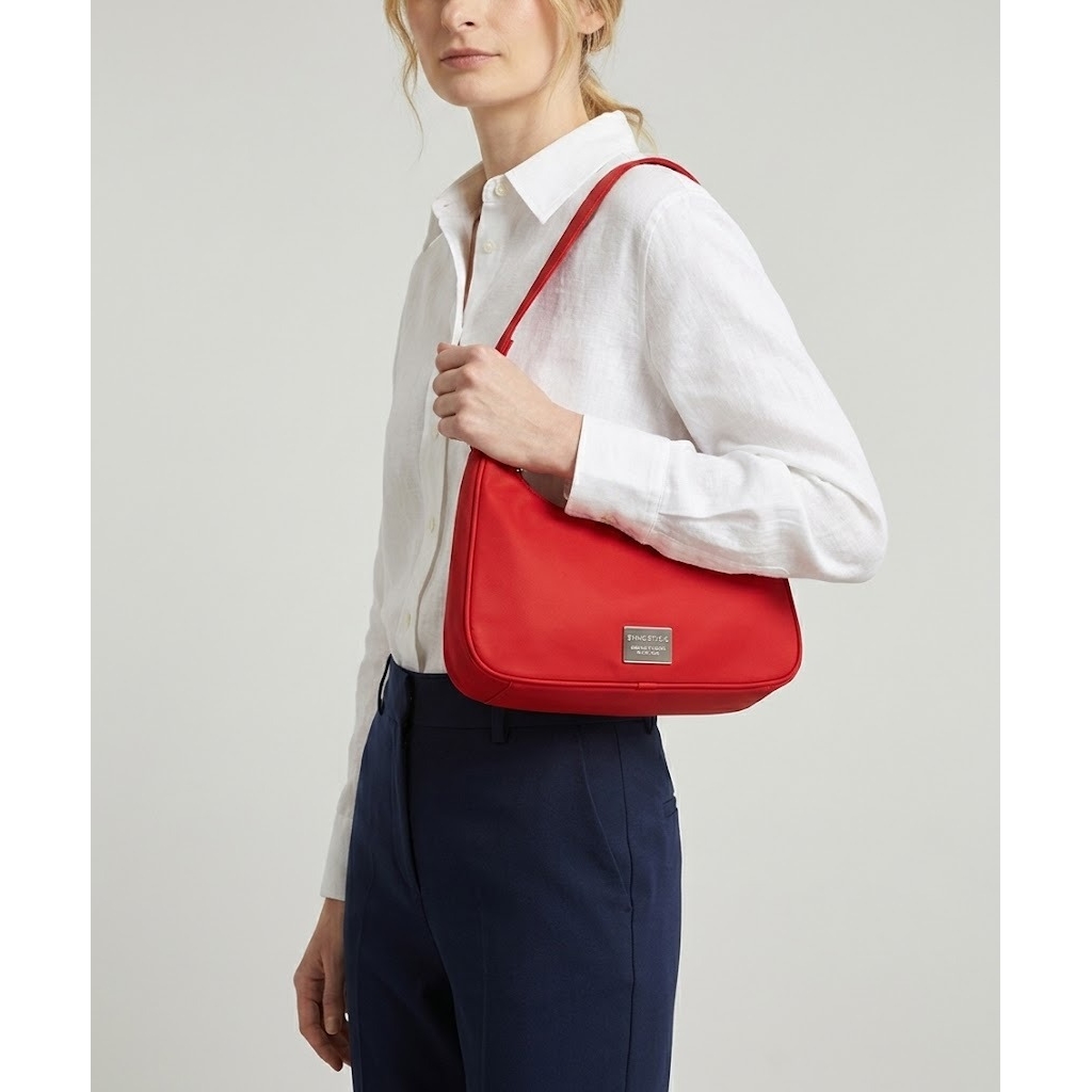 마리떼프랑소와 marithefrancoisgirbaud CLASSIC LOGO HOBO BAG red