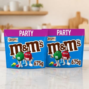 675g 2PACK 엠앤엠즈 크리스피 밀크초콜릿 M&M’s Crispy Milk Chocolate