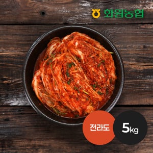 [화원농협] 해남 포기김치 전라도맛 멸치젓 김치 5kg, 1개