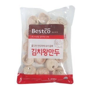 베스트코 김치왕만두 1.4kg x 6개 (냉동) 업소용 대용량
