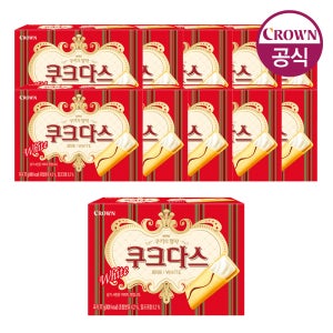 [N배송] 크라운 공식 쿠크다스 화이트 77gx11개