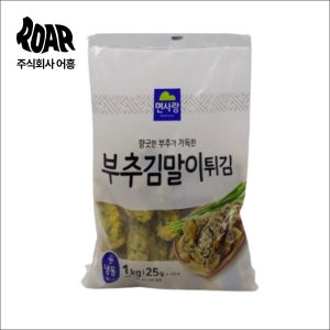 면사랑 부추 김말이튀김 (1kg) 25g x 40개입 김말이