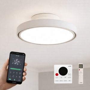 에어룩스 윙리스 실링팬 BLDC IOT LED 56W 리모컨포함 색변환 5중 안티글레어