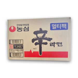 농심 신라면 멀티팩 40개(5봉x8팩) 1박스