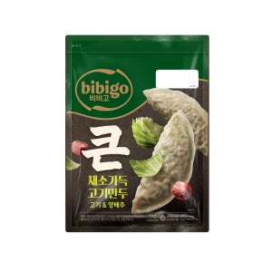 비비고 얇은피 큰 채소가득 고기만두 양배추, 1kg, 4개