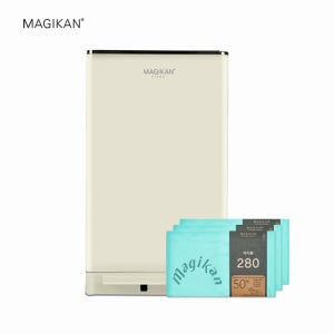 매직캔 크롬히포27L 아이보리+리필3개 MH280ICR+280R3B 더블락시스텝 신제품