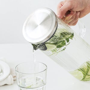 네오플램 내열유리 물병 1600ml 냉장고 업소용 식탁물통