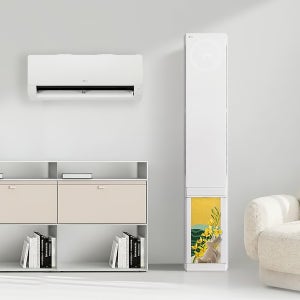 [전국설치]LG휘센 AI오브제 뷰II에어컨2in1 58.5㎡ FQ18GU2EA2M 매립배관