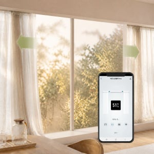 헤이홈 이지핏 커스텀 Pro 전동커튼 3M 4.8M 레일 컨트롤러 세트 자동커튼 홈인테리어