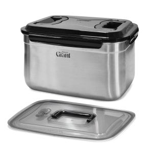 키친아트 국산 연마제 없는 자이언트 스테인레스304 김치통 + 누름판 9.5L, 1개
