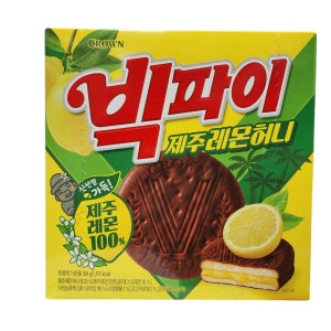 크라운 빅파이 제주레몬허니 324g(18봉)