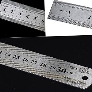 와이준 스틸 자 30cm 쇠자 직자